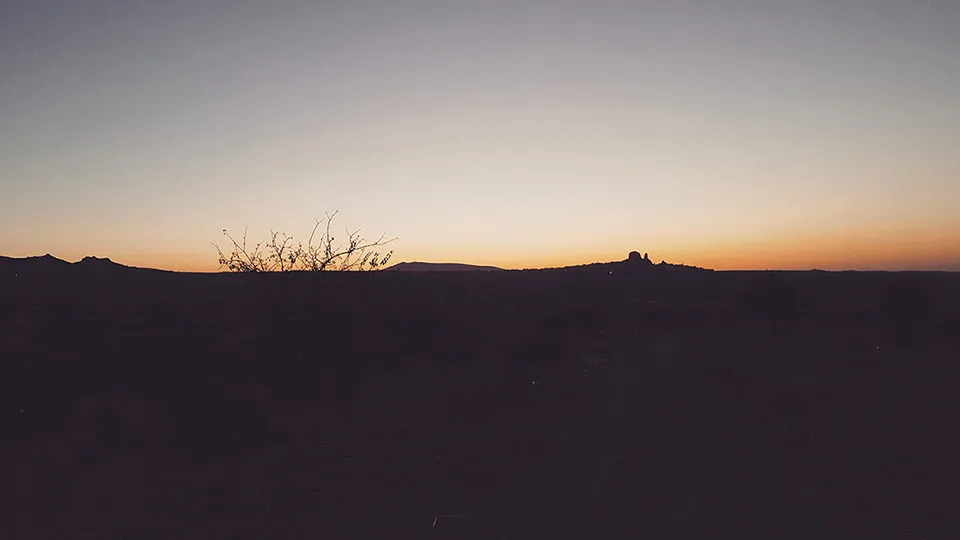 Cappadocia Ultra-Trail - Tombée de la nuit